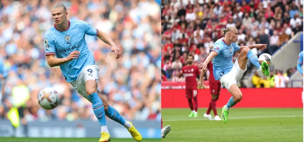 英超曼聯的超級前鋒:Erling Haland踢進13球獨霸射手榜